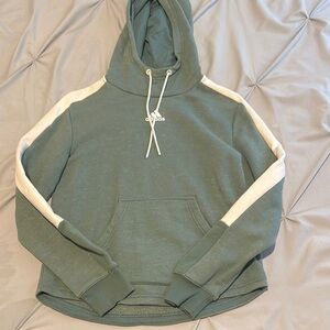 Adidas Women's Green Hoodie Sweater